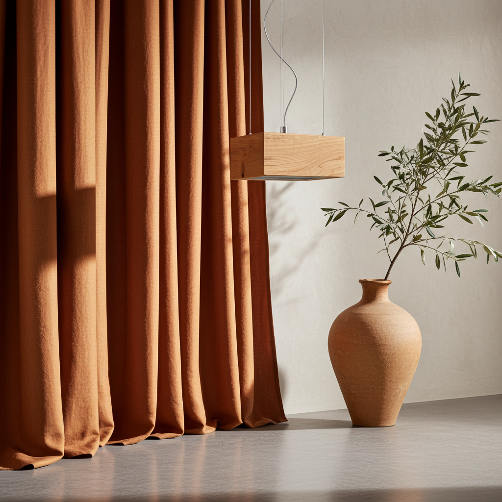 GMO Design Lampa wisząca z drewna na linkach | na wymiar - zdjęcie 2