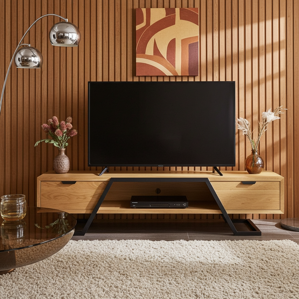 GMO Design Szafka RTV z litego drewna dębowego NANO NANO - zdjęcie 13