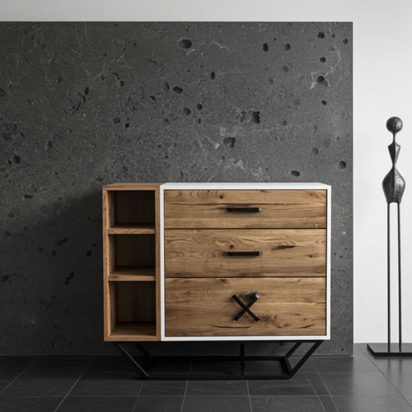 Komoda z litego drewna dębowego SANKI 120 - SANKI marki GMO Design