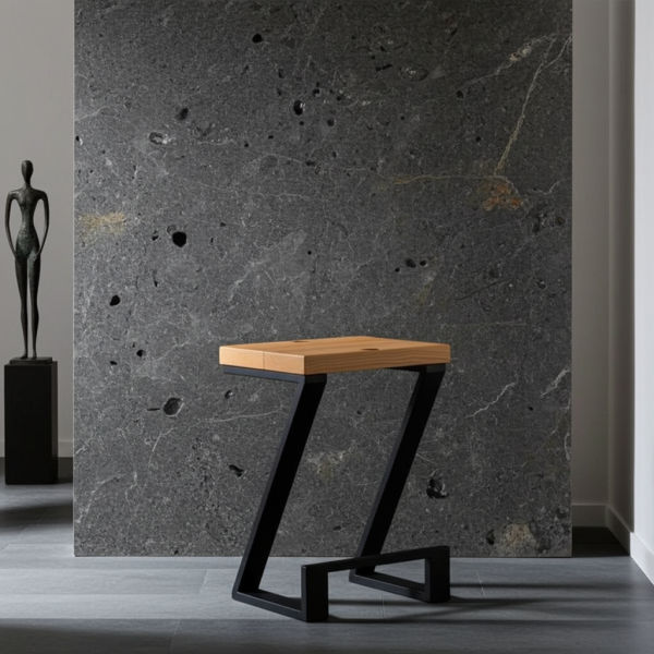 Hoker Z, Dąb+Czerń - designerski mebel z litego drewna marki GMO Design